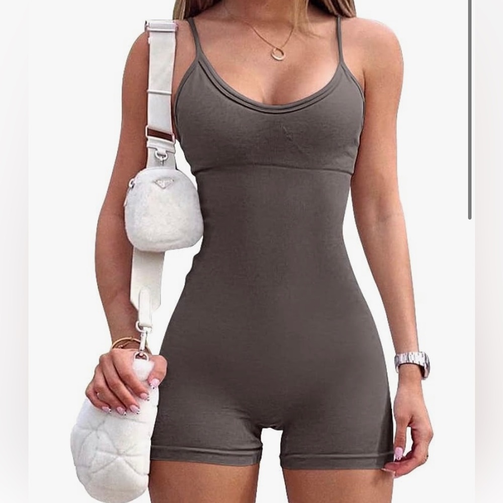 Workout one piece romper